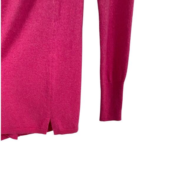 Talbots Pure Cashmere Sweater High Neck Large Tunic Long Sleeve Preppy Classic - Picture 7 of 7